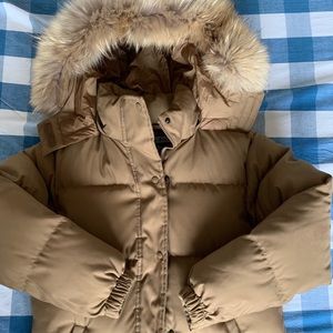 Lands End Down Coat, Size S (6-8)